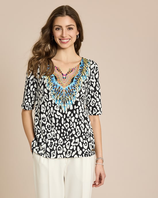 Produktabbildung für Shirt mit Animalmix Print