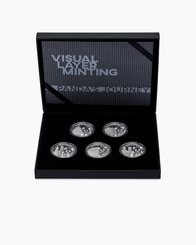 5 Silberunzen "Pandas Journey" 2025