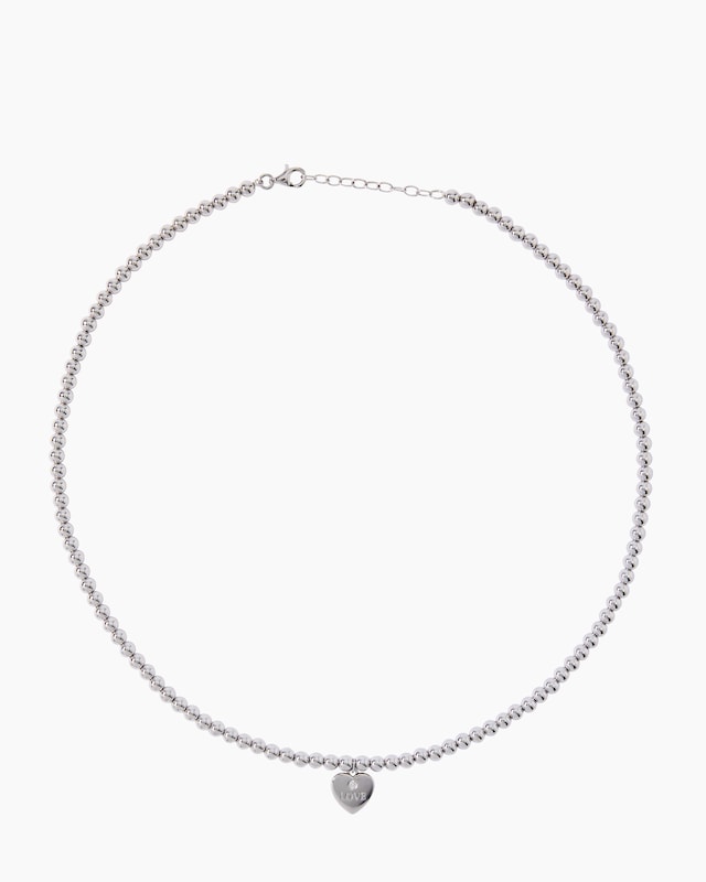 Brillant-Collier mit Herzanhänger 0,03 ct