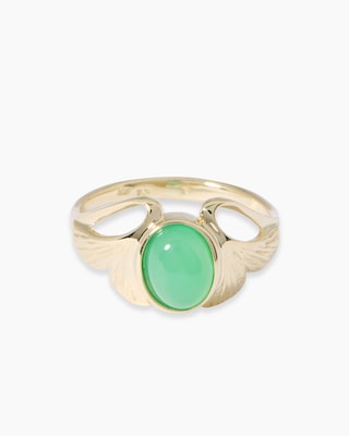 Produktabbildung 1 für Ring mit Chrysopras