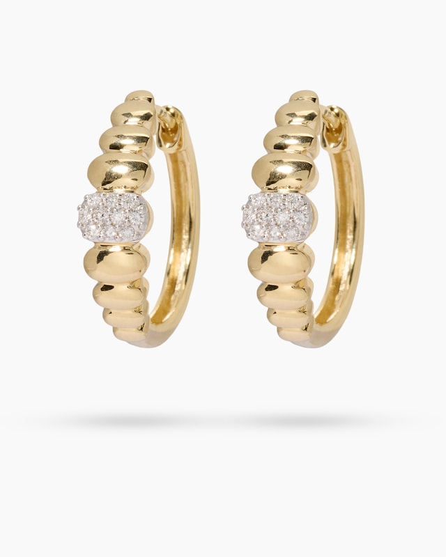 Brillant-Creolen 0,10 ct