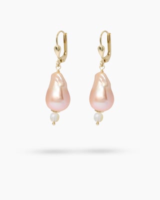 Produktabbildung 4 für Ohrhänger SWZ-Perle 14x10 mm