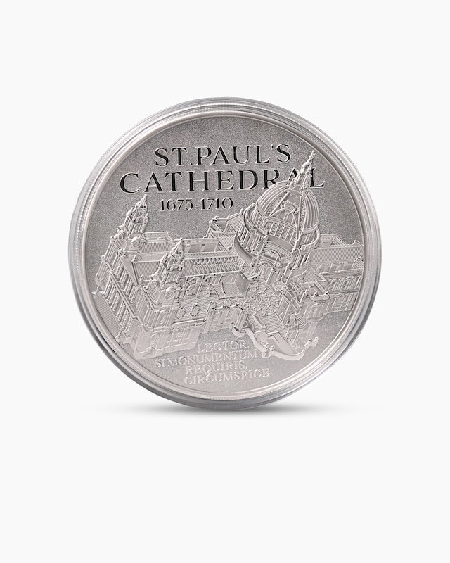 Weißmessing-Münze St. Pauls Cathedral 2025