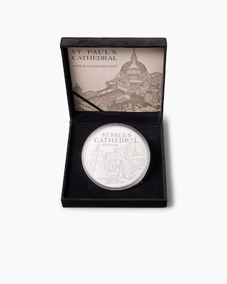 Produktabbildung 3 für Weißmessing-Münze St. Pauls Cathedral 2025