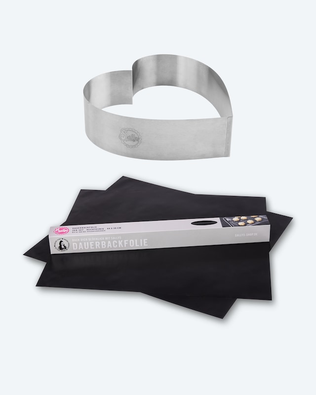 Herz-Backform & Dauerfolie