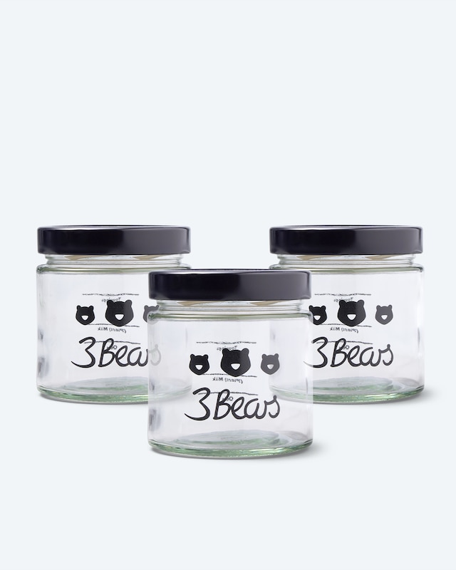 Overnight Oats im Glas, 3er-Set