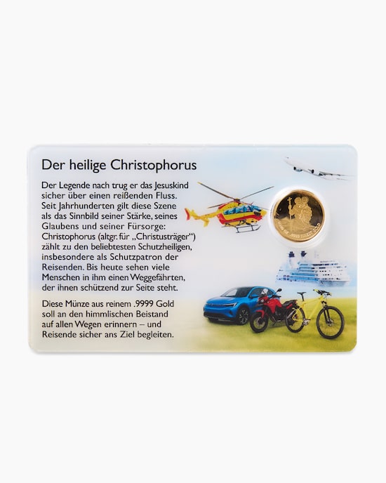 Produktabbildung für Goldmünze Christophorus 2026