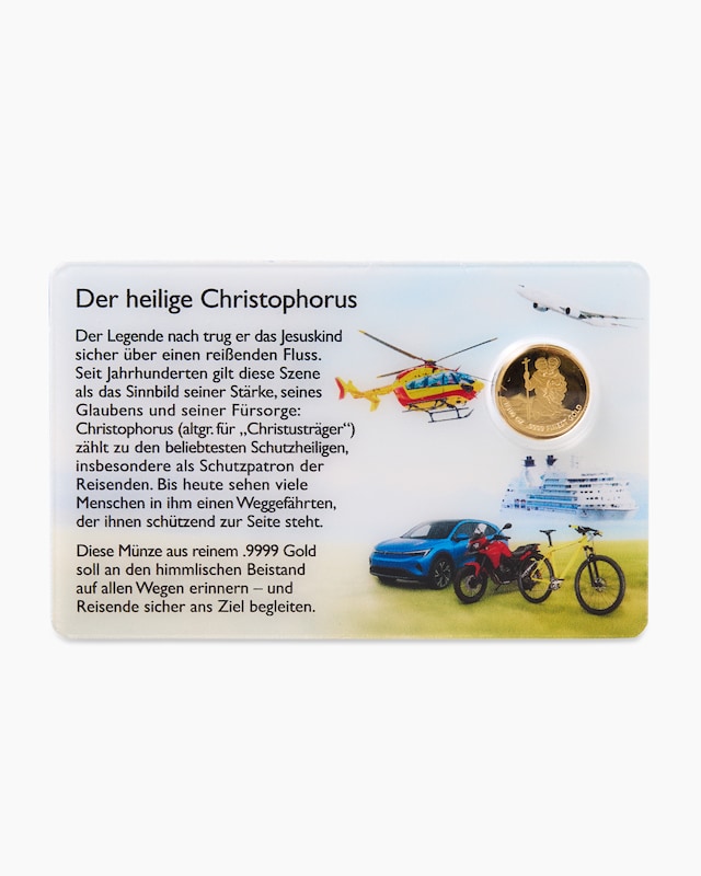 Goldmünze Christophorus 2026