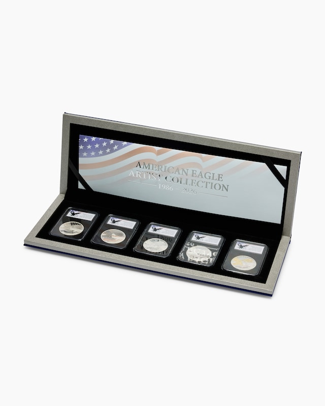 Silbermünzen American Eagle Artist Edition 2026, 5tlg.