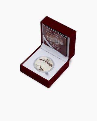 Produktabbildung 3 für Silbermünze Grace Kelly & Rainier III. 70. Hochzeitstag