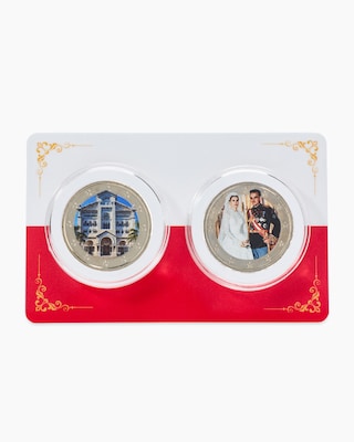 Produktabbildung 1 für Künstlerausgabe Grace Kelly & Fürst Rainier, 2tlg.