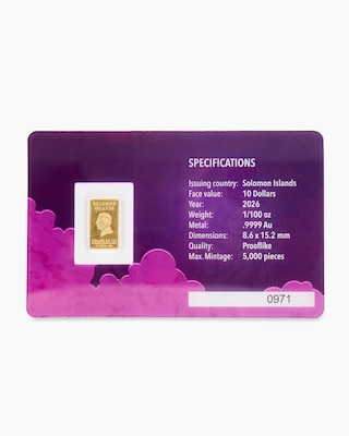 Produktabbildung 2 für Goldmünzbarren Schutzengel 2026