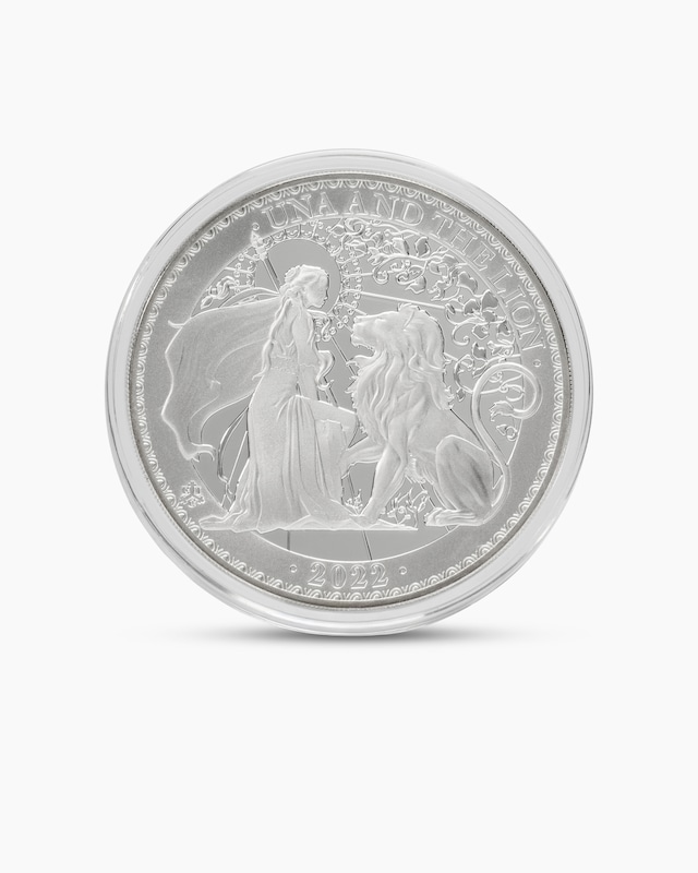 Silbermünze Una & der Löwe 2022