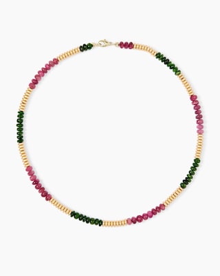 Produktabbildung 1 für Collier mit Turmalin & Hämatit