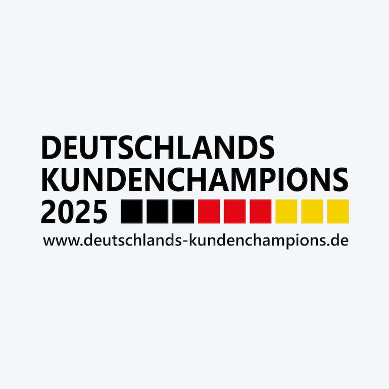 Wir sind "Deutschlands Kundenchampions 2025"